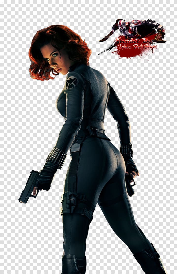 Black Widow Marvel Avengers Assemble Iron Man Scarlett Johansson, Black Widow transparent background PNG clipart