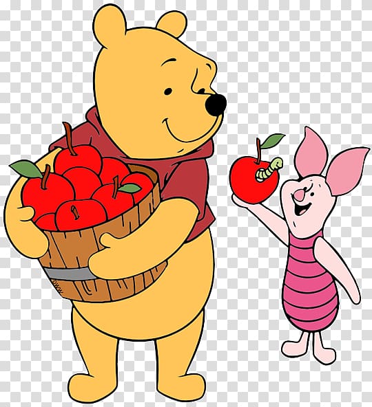 Winnie the Pooh Piglet Eeyore Tigger Christopher Robin, winnie pooh transparent background PNG clipart