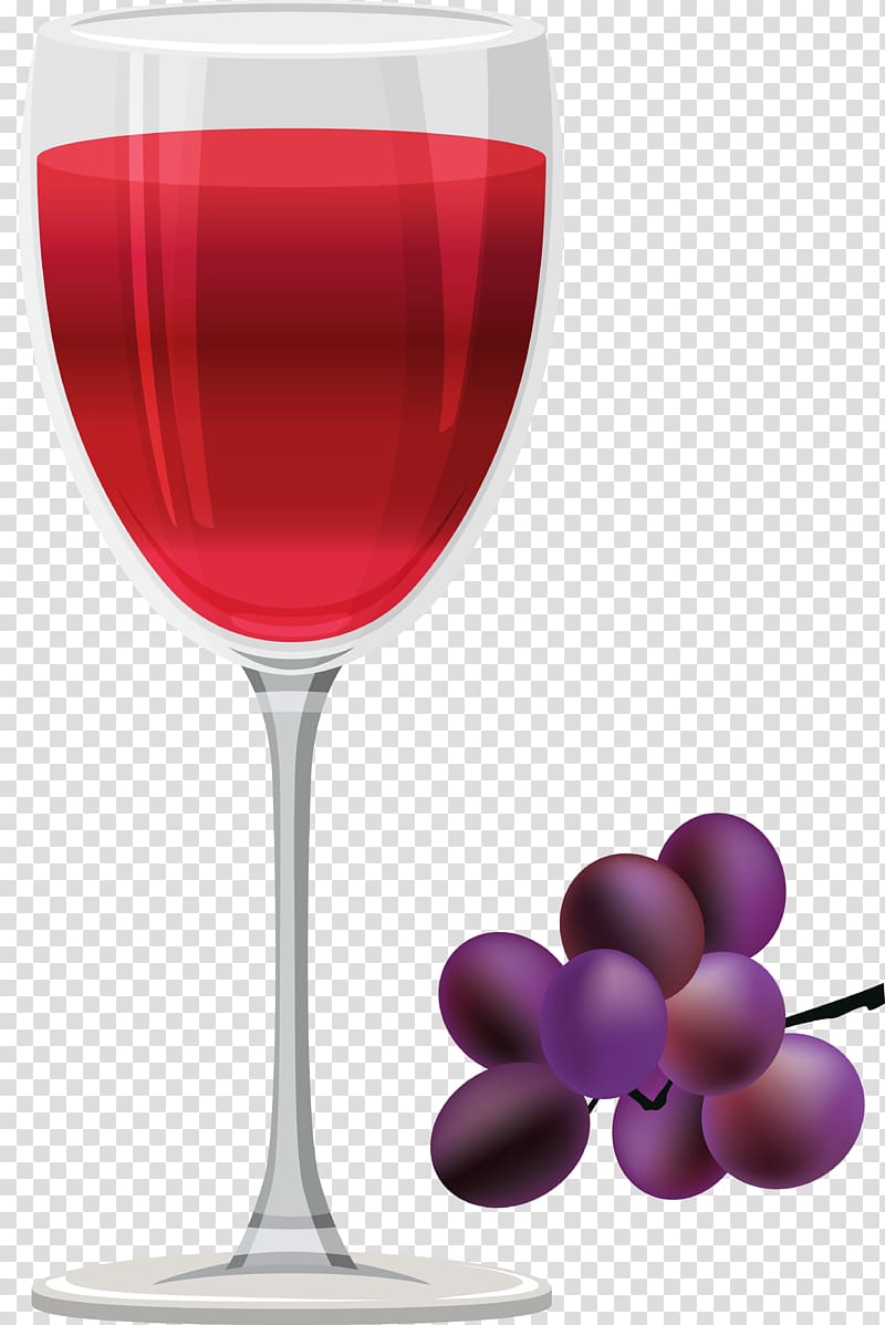 Red Wine Wine glass Cocktail, grape transparent background PNG clipart