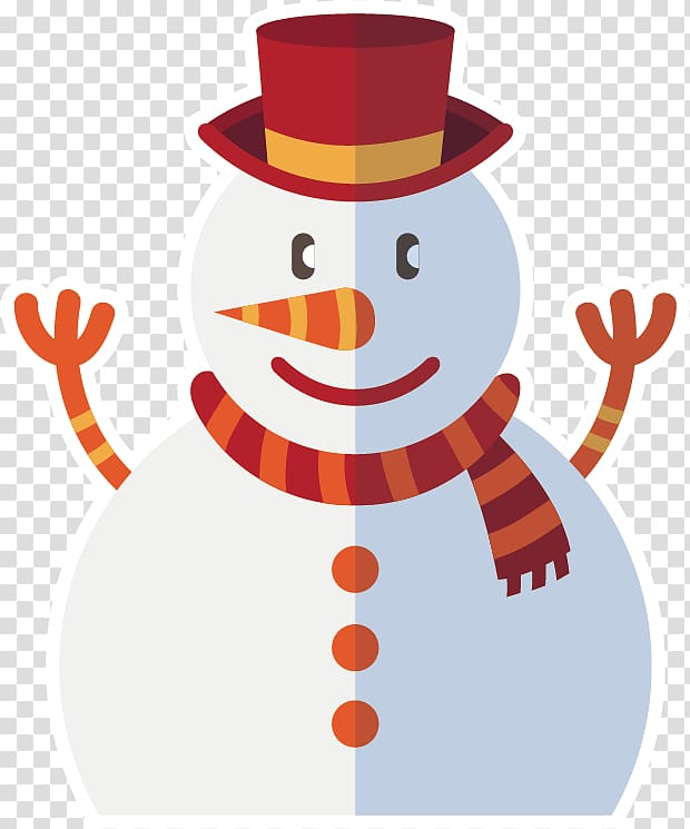 Santa Claus Reindeer Christmas, Cute snowman transparent background PNG clipart