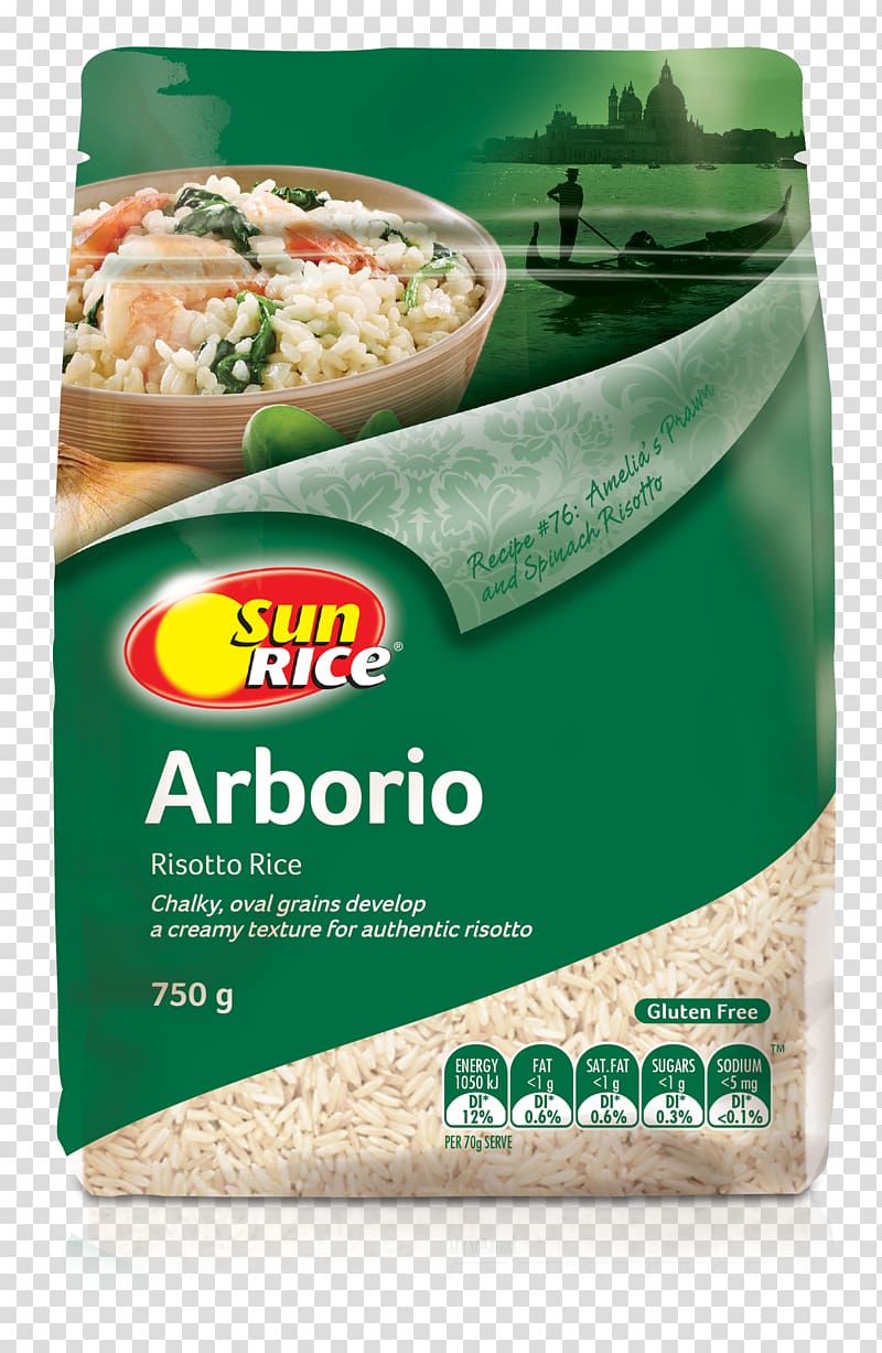 Arborio rice Risotto Vegetarian cuisine Italian cuisine, rice transparent background PNG clipart