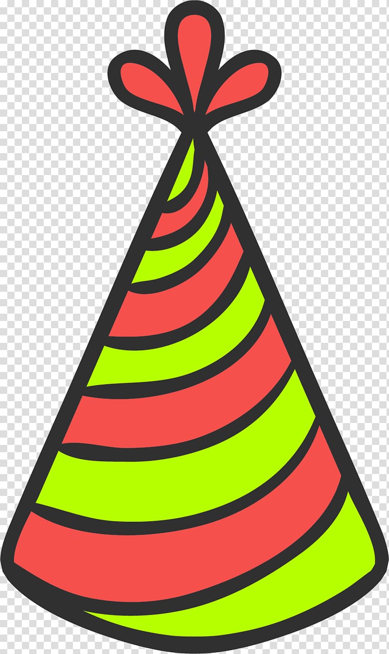 Party hat Birthday cake , Hand-painted kawaii birthday hat transparent background PNG clipart