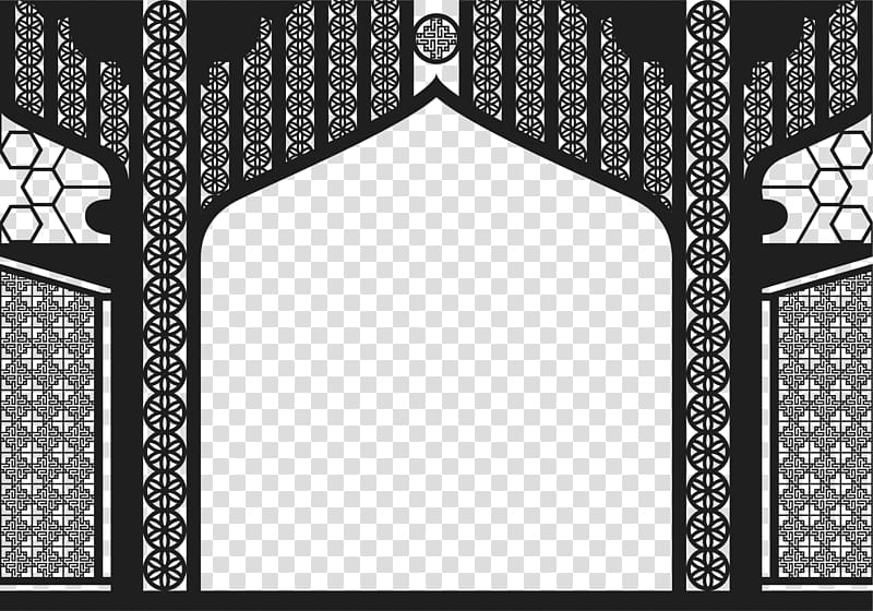 Eid al-Fitr Eid al-Adha, The black church background of Eid al Fitr transparent background PNG clipart