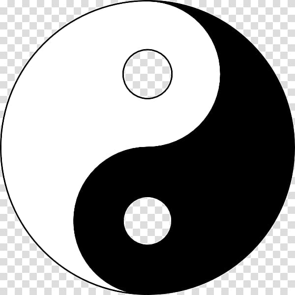 Yin and yang Taoism Symbol Chinese philosophy Taijitu, yin yang transparent background PNG clipart