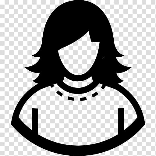 Computer Icons Avatar User Customer Service, Girl With Long Hair transparent background PNG clipart