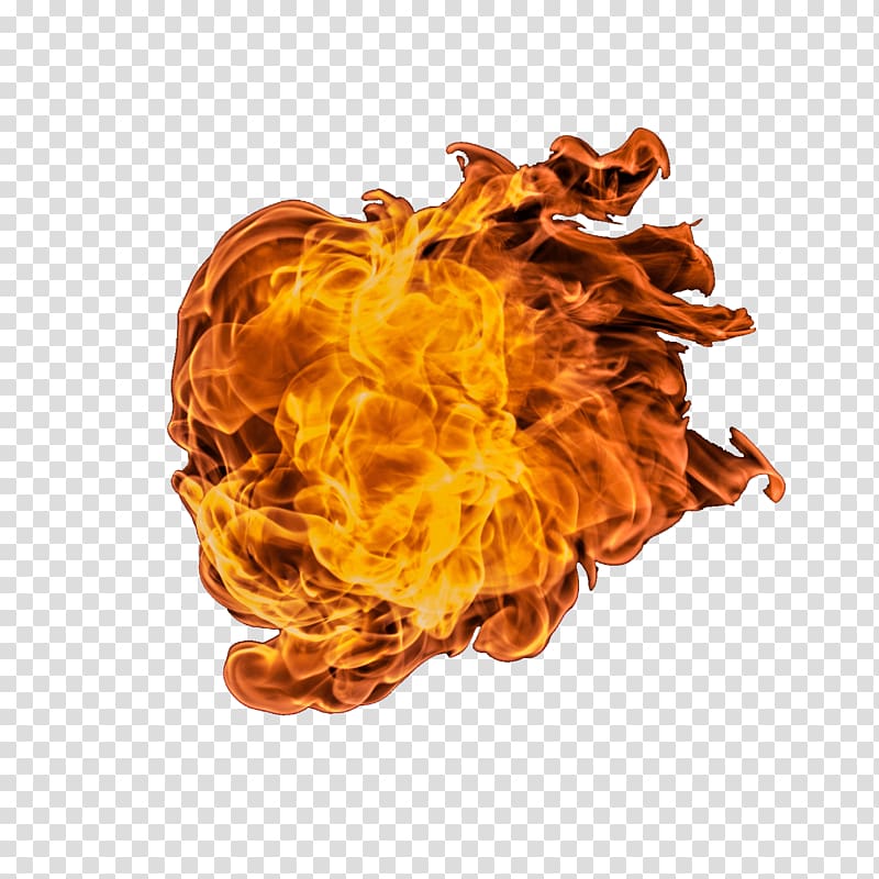 fire explosion art, Huge Ball Of Fire transparent background PNG clipart