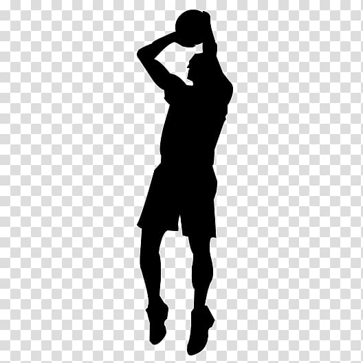Wall decal Sticker Basketball, basketball silhouette transparent background PNG clipart