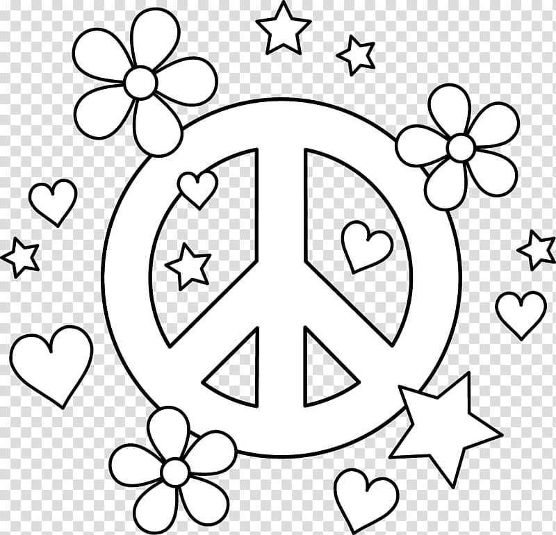 Coloring book Peace symbols Adult Child, peace symbol transparent background PNG clipart
