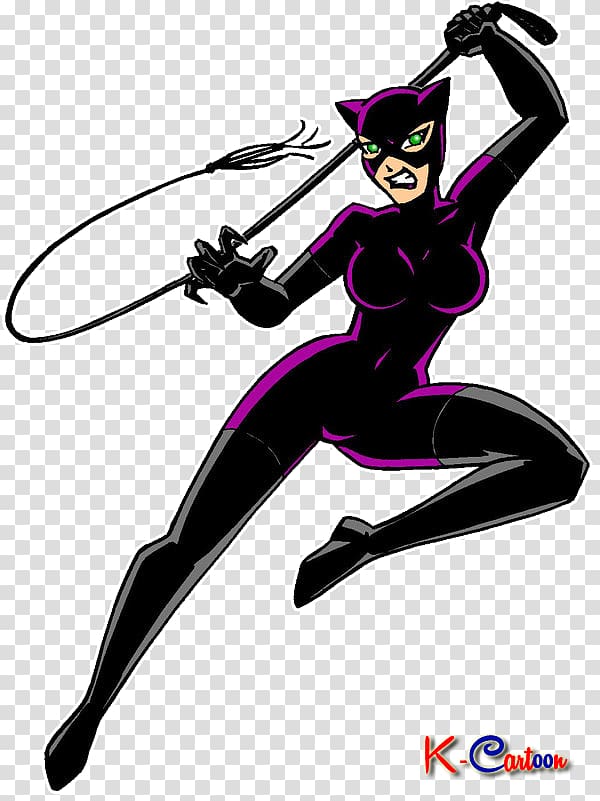 Catwoman Cartoon High-definition video, vektor transparent background PNG clipart