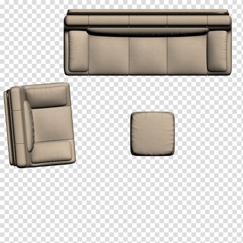Couch Plane Euclidean , sofa, two grey couches illustration transparent background PNG clipart