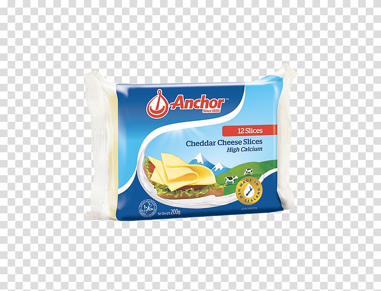 Processed cheese Milk Cheddar cheese Kraft Singles Anchor, slice cheese transparent background PNG clipart