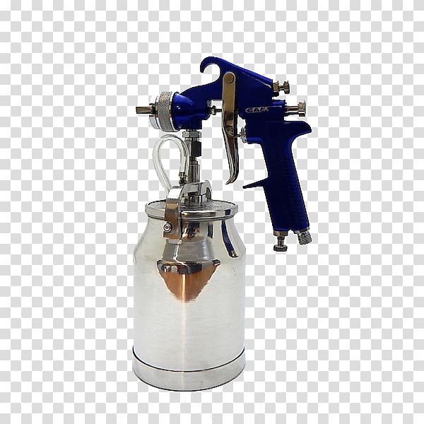Tool Pistola de pintura Spray painting Machine, Spray gun transparent background PNG clipart