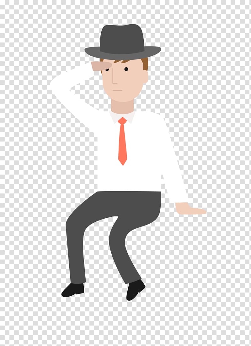 Business Information, The man in the hat transparent background PNG clipart