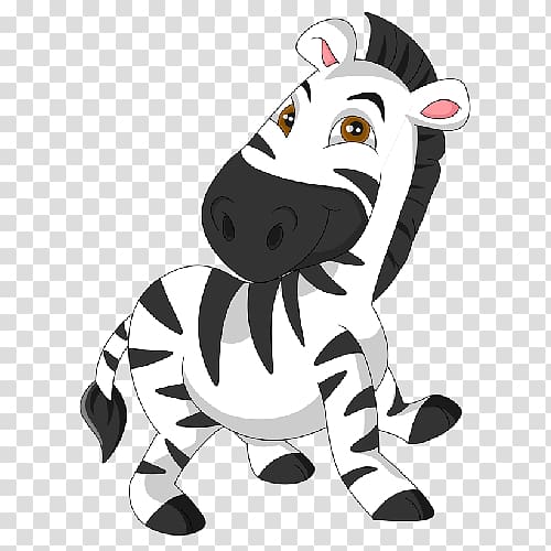 Zebra , cartoon zebra transparent background PNG clipart