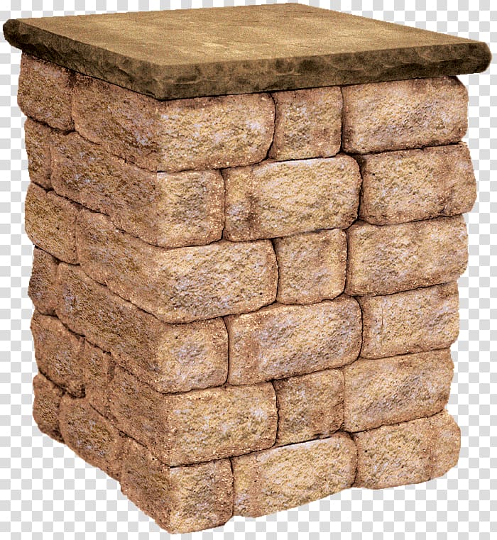 Stone wall Column Ashlar System, stone pillar transparent background PNG clipart