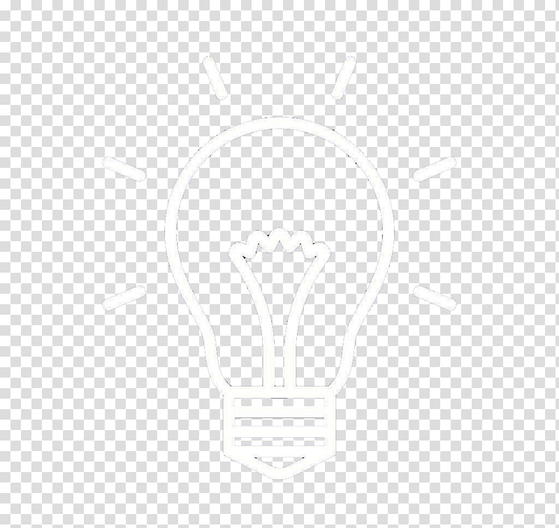 White Black Pattern, Light bulb transparent background PNG clipart