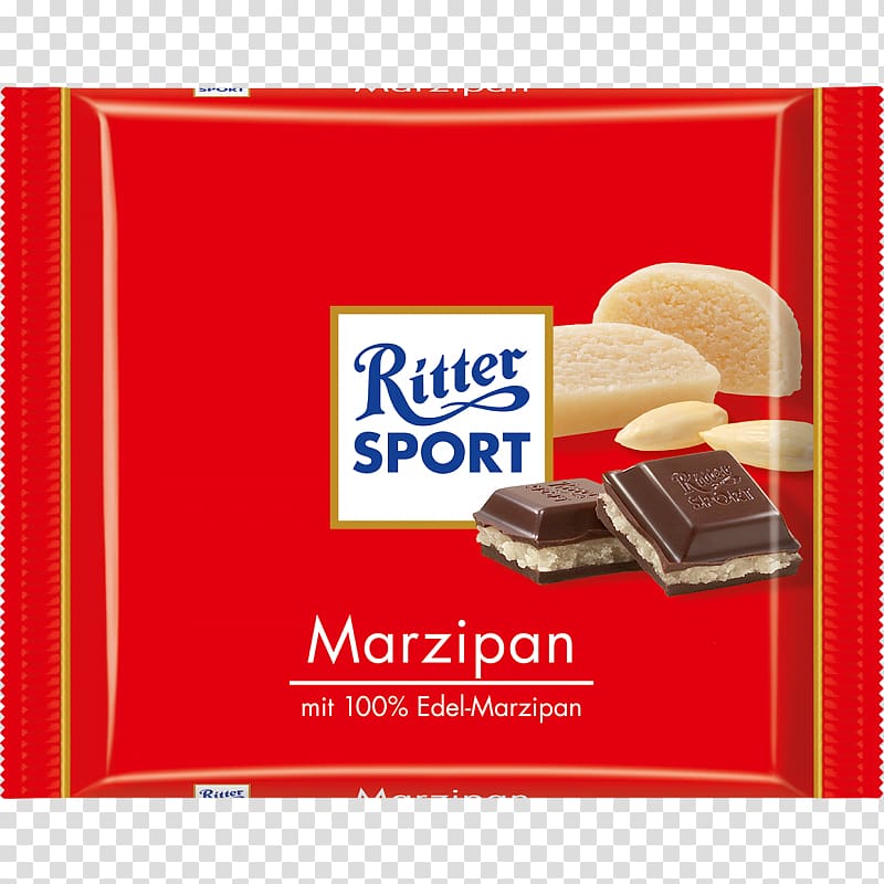 Marzipan Chocolate bar Stollen Ritter Sport, chocolate transparent background PNG clipart