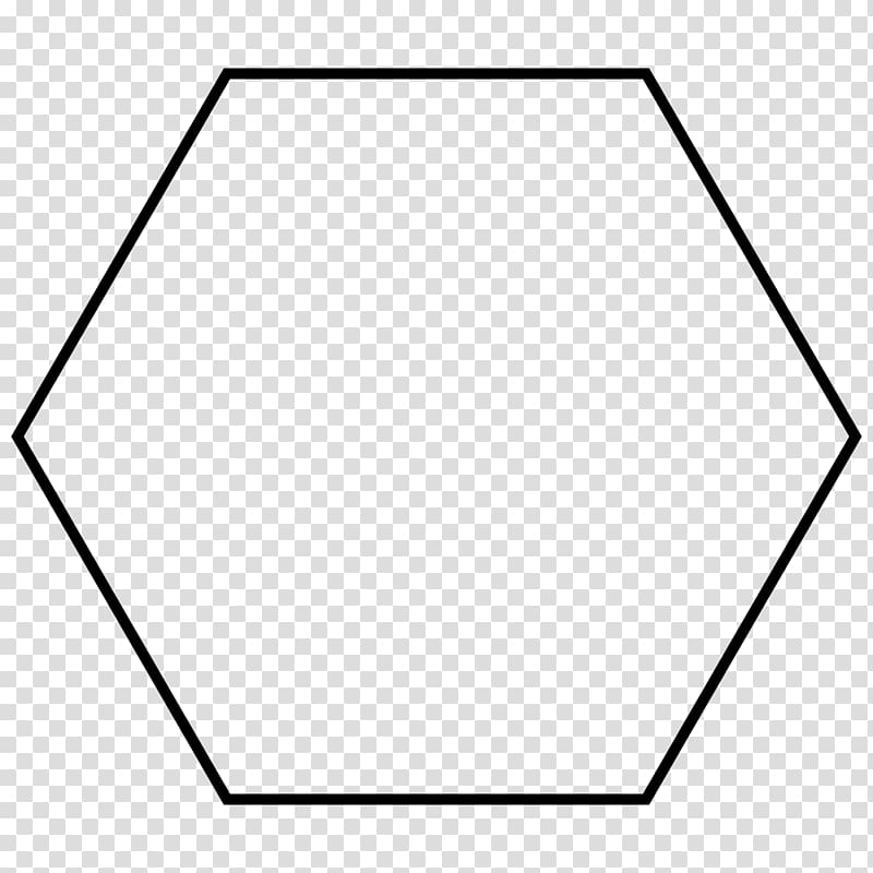 Regular polygon Hexagon Internal angle Heptagon, hexagon transparent background PNG clipart