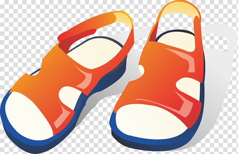 Slipper Sandal Flip-flops , Summer shoes transparent background PNG clipart