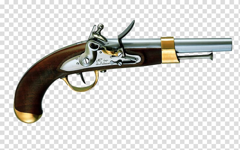 Flintlock Pistol Rifle Firearm Weapon, weapon transparent background PNG clipart