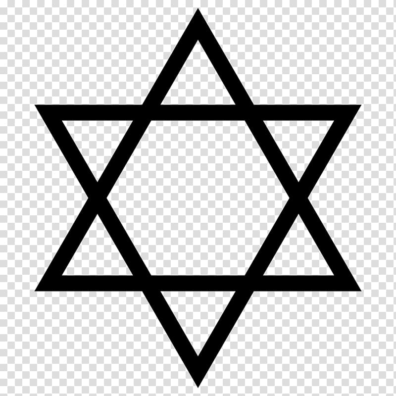 Star of David Jewish symbolism Judaism, Judaism transparent background PNG clipart