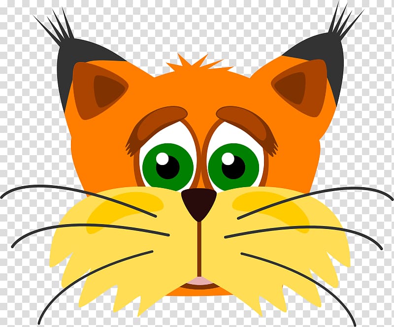 Eurasian lynx Wildcat Canada lynx , Fox Face transparent background PNG clipart