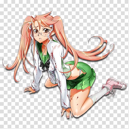 Highschool of the Dead Anime Fan art Character, Anime transparent background PNG clipart