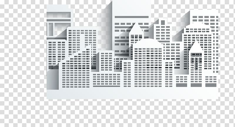 Paper Building Skyscraper , Hand model city building transparent background PNG clipart