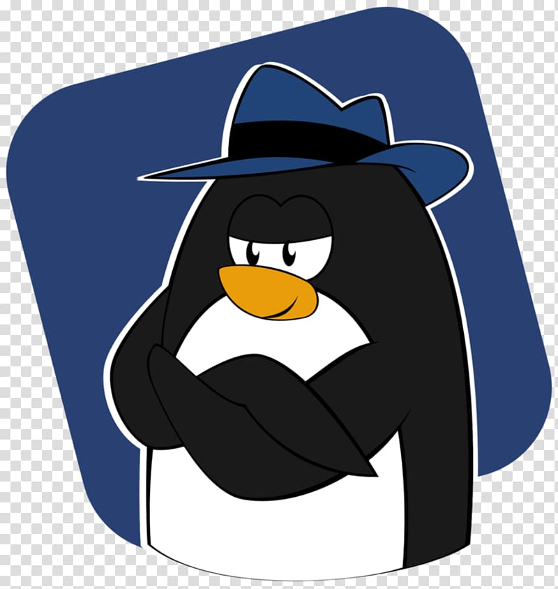 Fedora Linux Computer Icons , Penguin Wearing Headphones transparent background PNG clipart