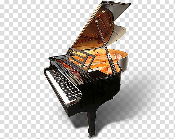 Player piano Digital piano Fortepiano, grand piano transparent background PNG clipart