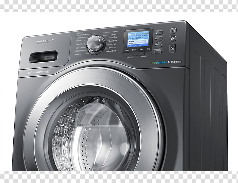 Washing Machines Combo washer dryer Power Inverters Laundry Clothes dryer, samsung transparent background PNG clipart