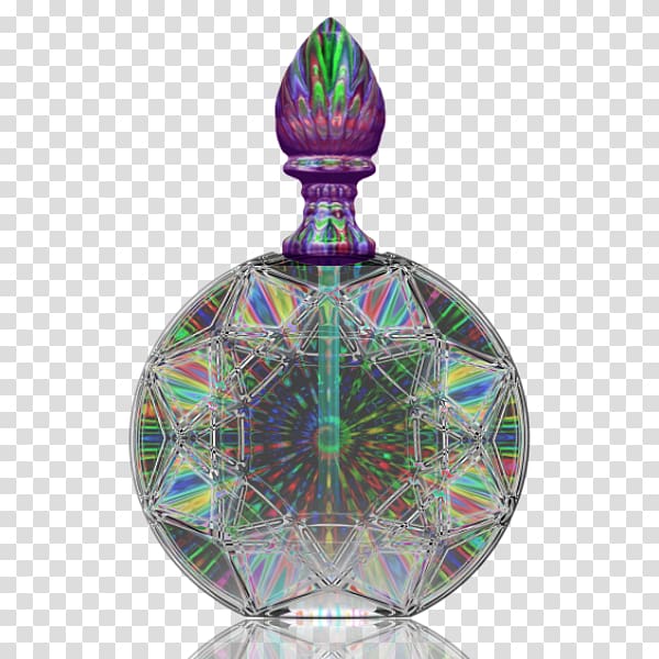 Glass bottle Time Fortnight Week, perfume painted transparent background PNG clipart