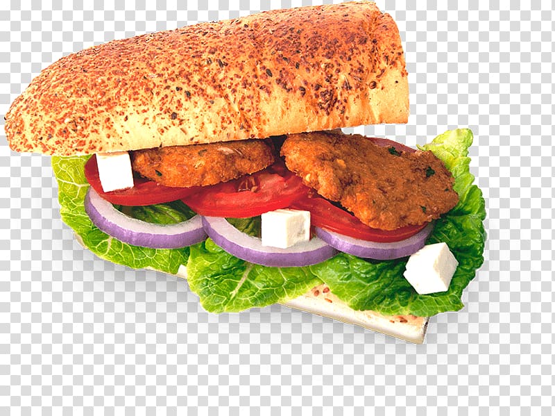 Salmon burger Cheeseburger Breakfast sandwich Fast food Veggie burger, junk food transparent background PNG clipart