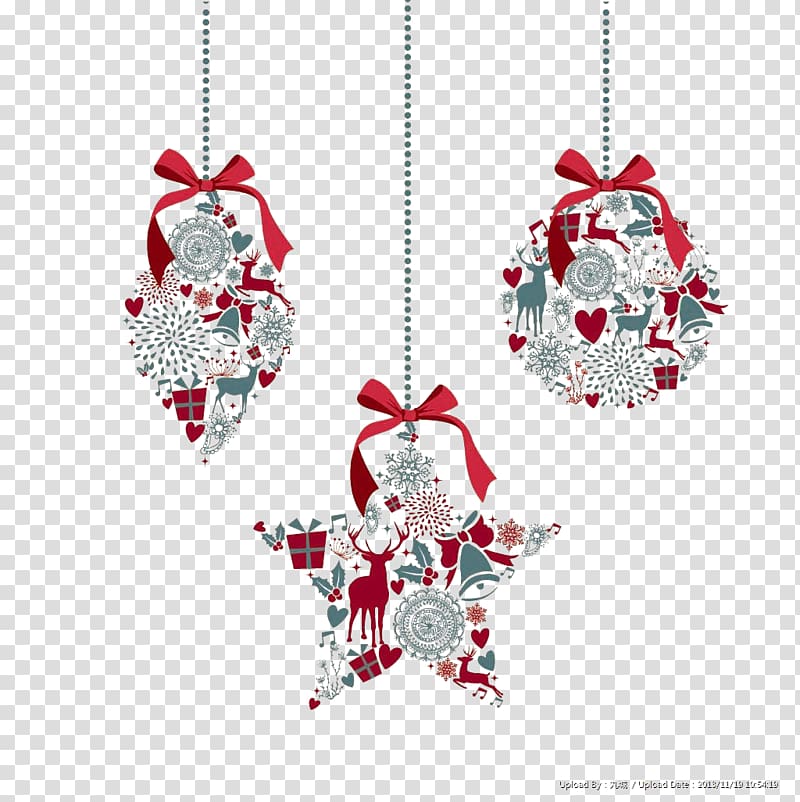 Christmas ornament Christmas decoration Christmas tree, Christmas ornaments transparent background PNG clipart