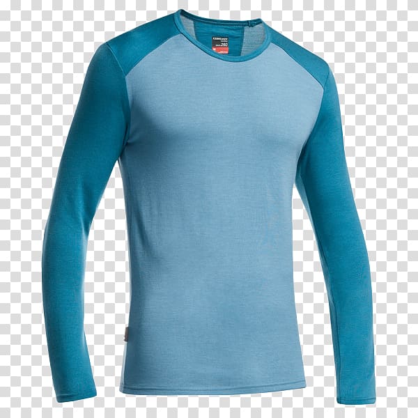 Long-sleeved T-shirt Clothing Icebreaker Merino, shirt transparent background PNG clipart