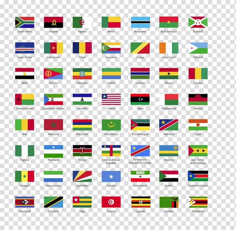Gallery of sovereign state flags Africa, Flag transparent background PNG clipart