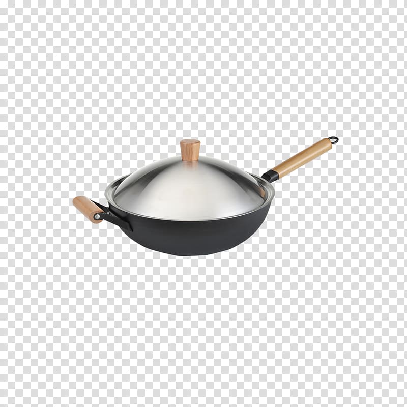 Stainless steel Frying pan Brushed metal, Drawing silver frying pan transparent background PNG clipart