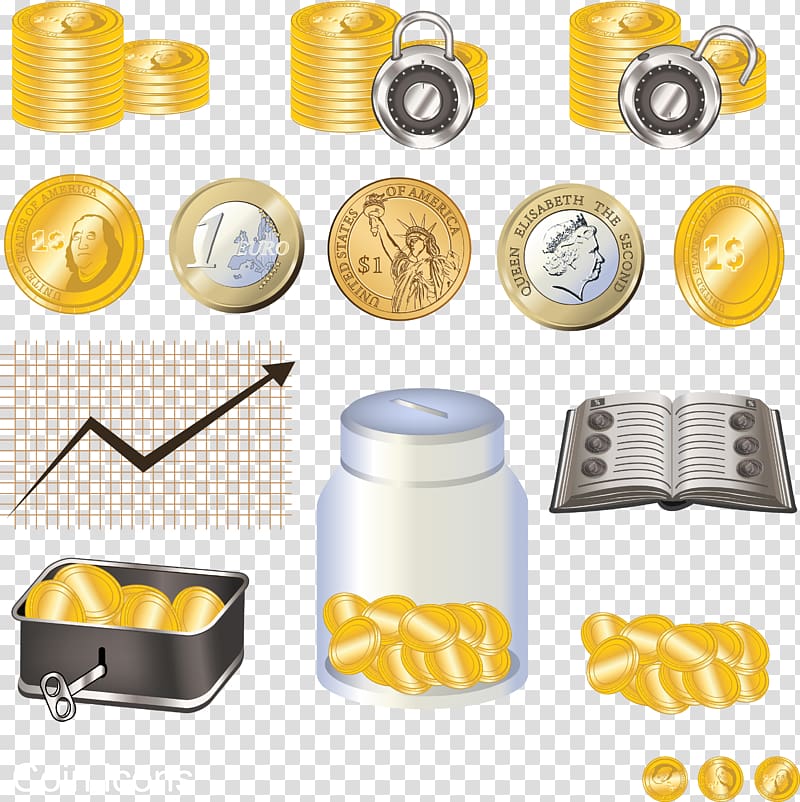 Coin Money , Data analysis table element transparent background PNG clipart