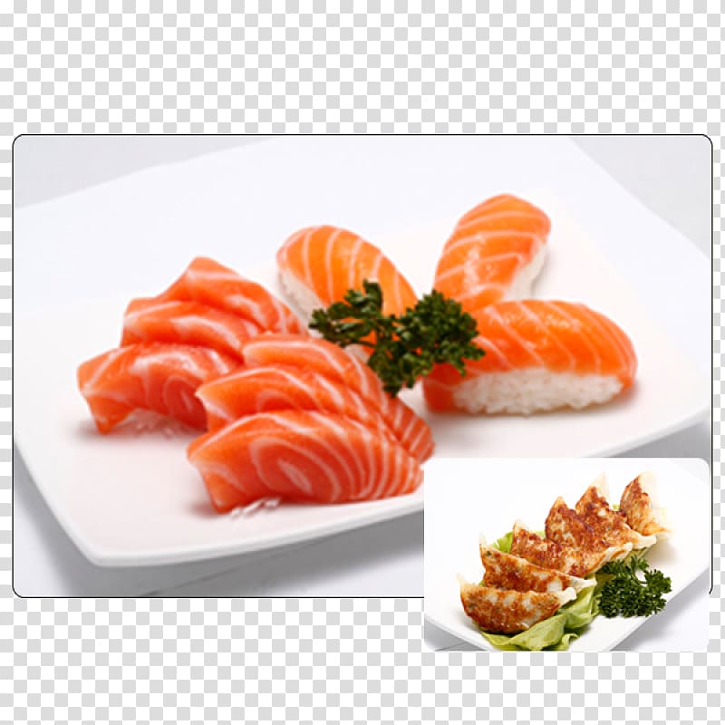 Sashimi Japanese Cuisine Sushi Smoked salmon Asian cuisine, sushi va sashimi transparent background PNG clipart