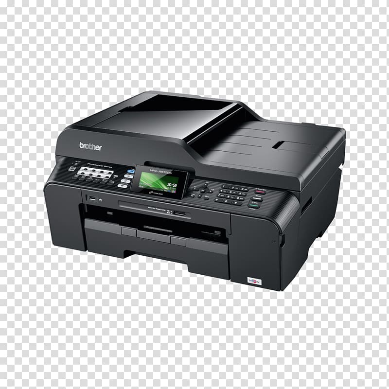 Multi-function printer Brother Industries Inkjet printing Device driver, printer transparent background PNG clipart