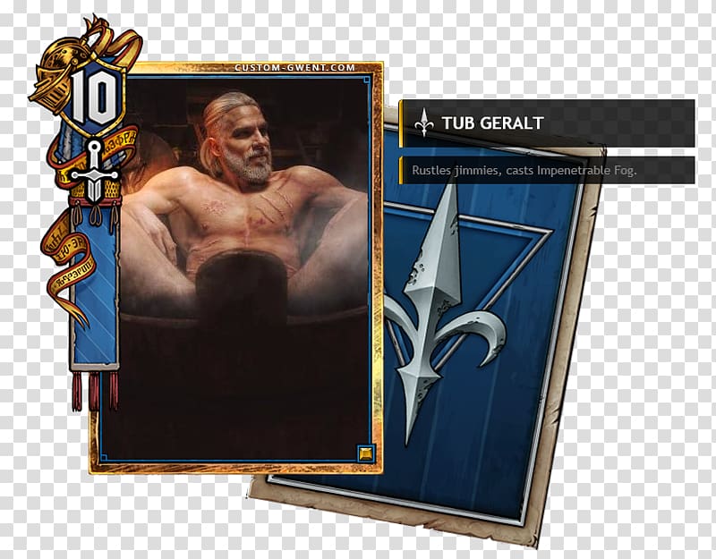Gwent: The Witcher Card Game Geralt of Rivia CD Projekt The Witcher 3: Wild Hunt, gwent card art transparent background PNG clipart