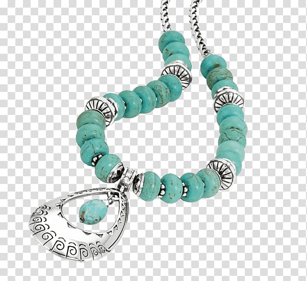 Turquoise Earring Necklace Bracelet Jewellery, necklace transparent background PNG clipart