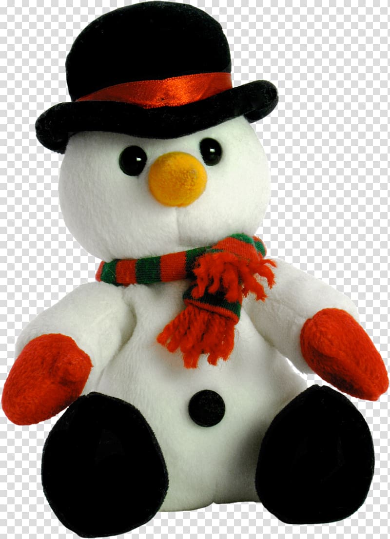 Snowman Toy , beanie transparent background PNG clipart