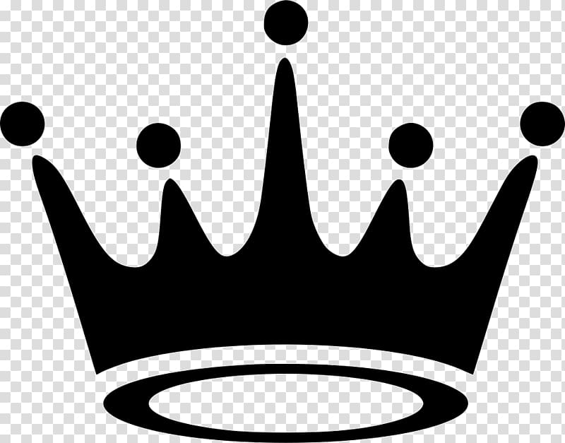 queen crown black and white clipart