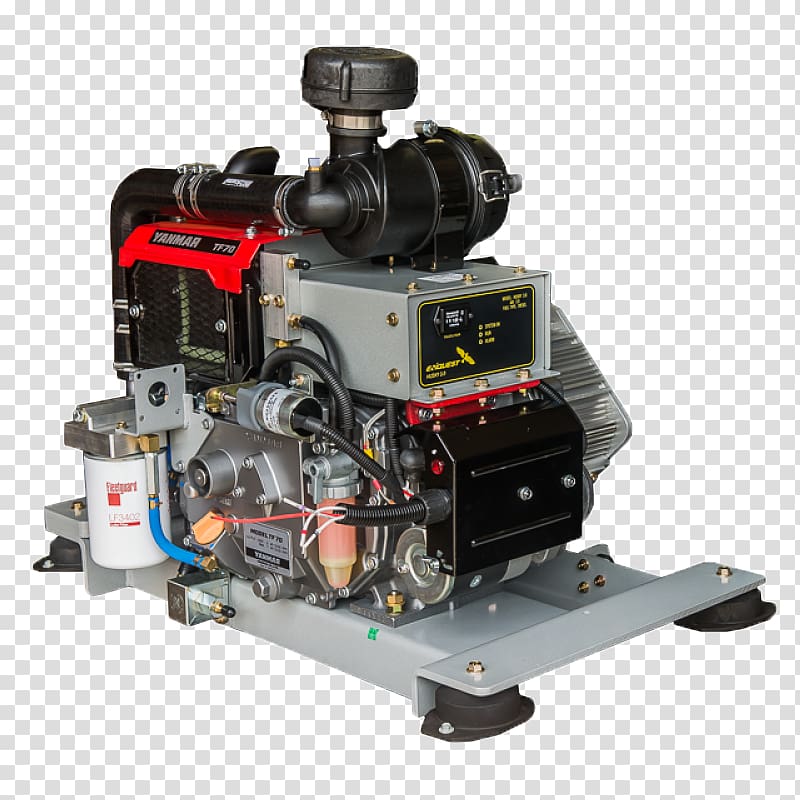 Engine Electric generator Diesel generator Alternator Direct current, power generator transparent background PNG clipart