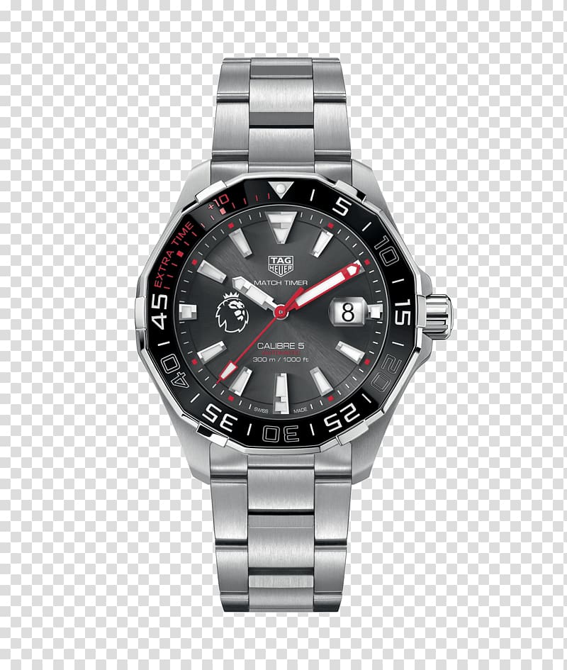 TAG Heuer Aquaracer Calibre 5 Watch Chronograph, watch transparent background PNG clipart