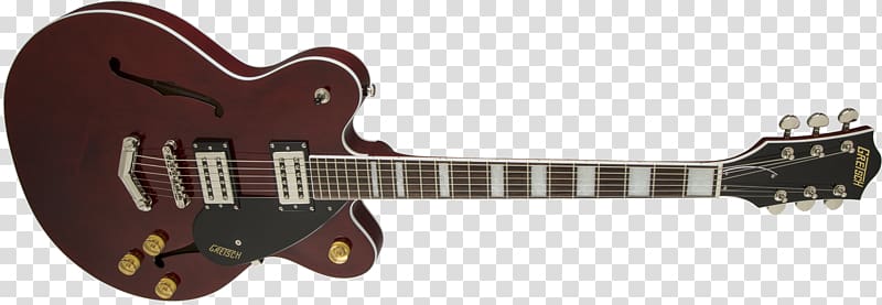 Gretsch G2622T Streamliner Center Block Double Cutaway Electric Guitar Semi-acoustic guitar Bigsby vibrato tailpiece, guitar transparent background PNG clipart