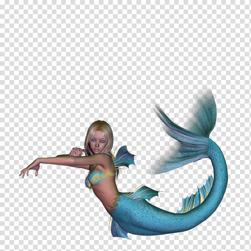 Mermaid Figurine, Mermaid transparent background PNG clipart