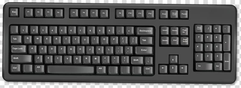 Computer keyboard Laptop Computer mouse Asus Eee PC, A keyboard transparent background PNG clipart