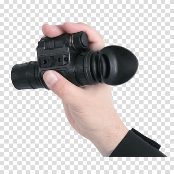 Night vision device Monocular American Technologies Network Corporation AN/PVS-14, Night Vision transparent background PNG clipart
